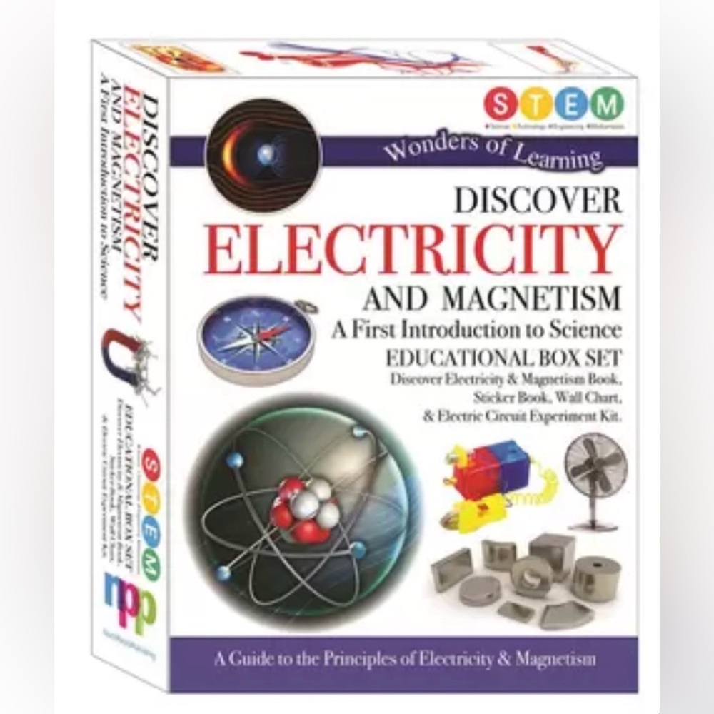STEM Discover Electricity & Magnetism science educational box set NEW IN BOX NIB